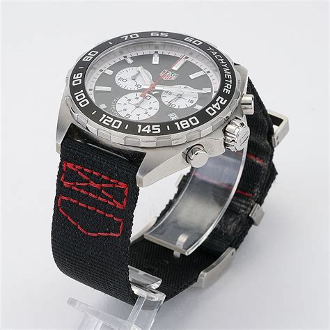 Tag Heuer Formula 1 43mm Black Dial on Black Nylon Strap | New York Jewelers Chicago