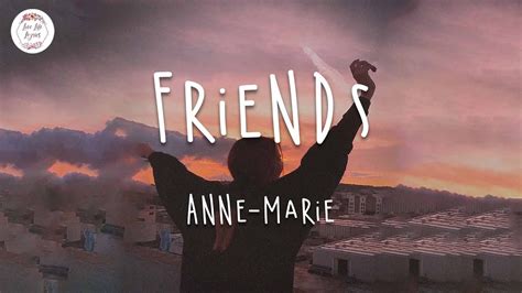 Anne-Marie - FRIENDS Cover (Lyric Video) - YouTube