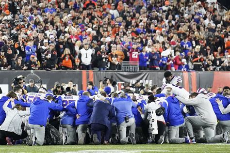 Bills-Bengals Game Canceled After Cardiac Arrest of Damar Hamlin, NFL Says