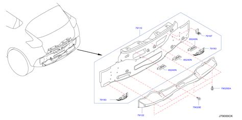 Nissan Juke Rear Body Panel (Rear, Upper) - G9110-3YLMA - Genuine ...