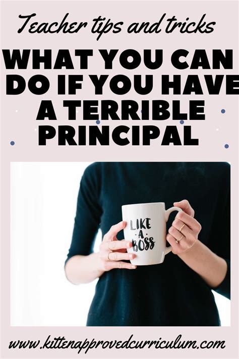 What can you do if you have a bad school principal? Here are some strategies to help dealing ...