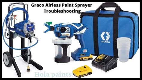 Graco Airless Paint Sprayer Troubleshooting