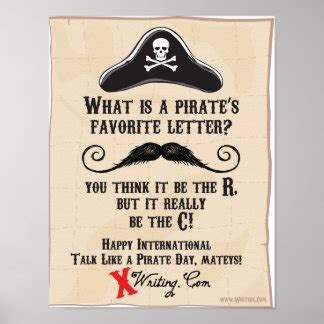 Talk Like A Pirate Day Posters | Zazzle