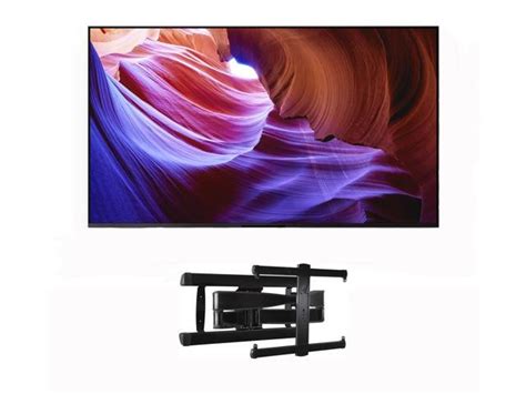 Sony KD50X85K 50" 4K HDR LED with PS5 Features Smart TV with a Sanus Systems VLF728-B2 Full ...