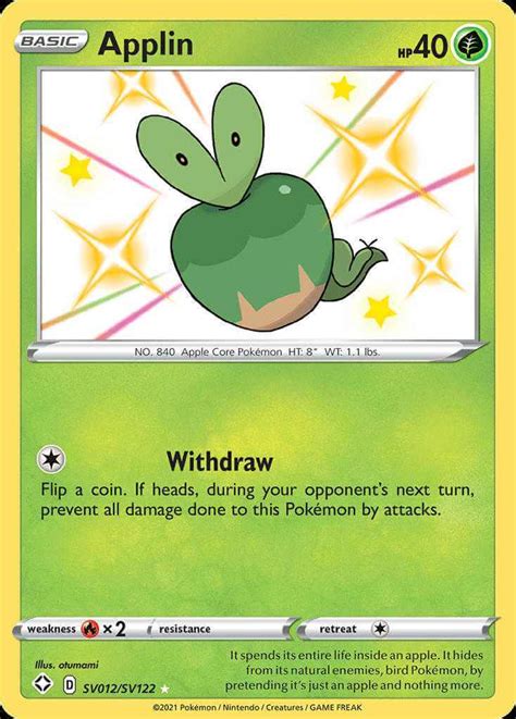 Applin (swsh45sv-SV012) - Pokémon Card Database - PokemonCard