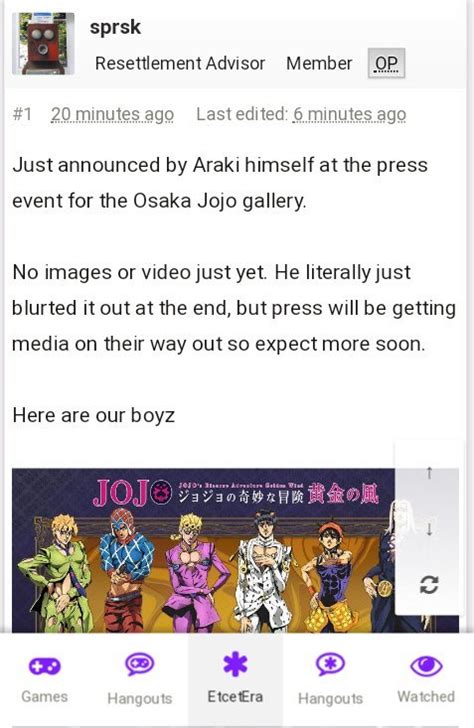 JOJO PART 5 | Anime Amino