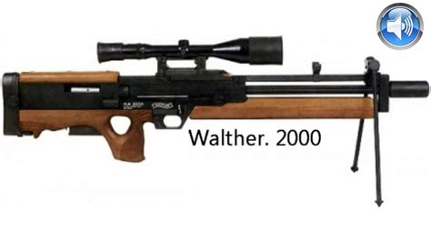 Walther WA 2000 Sniper Sound Effects !I! Sniper Rifle Sound Effects One Shot - YouTube