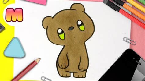 COMO DIBUJAR UN OSO KAWAII - Dibujos kawaii fáciles - Como dibujar ...