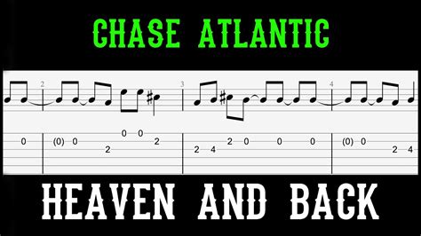 Chase Atlantic - HEAVEN AND BACK - Guitar Tabs Tutorial With Sheets - YouTube