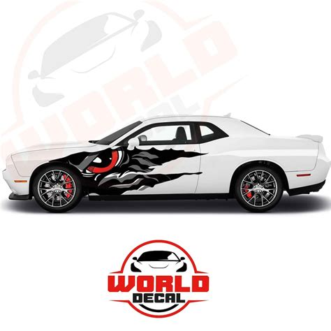 Hidden Monster Decal Graphic Decal Special Design Decal Mustang Charger ...