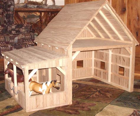 Hand Crafted Wooden Toy Barn #7 by Wild Cat Hollow Creations ...