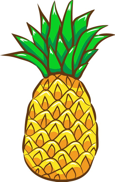 Pineapple png graphic clipart design 19613251 PNG