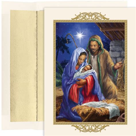 Holy Family Religious Christmas Card, $14.40 (http://www.mycards4less.com/religious-christmas ...