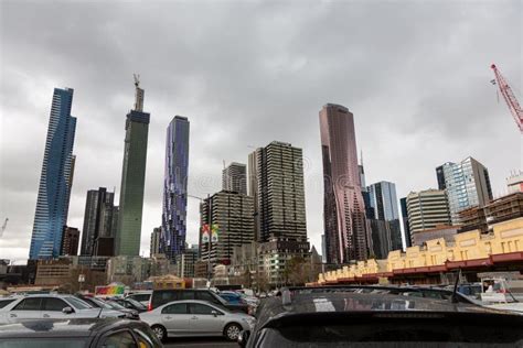 A New Skyscrapers Construction in the Center of Melbourne, Victoria ...