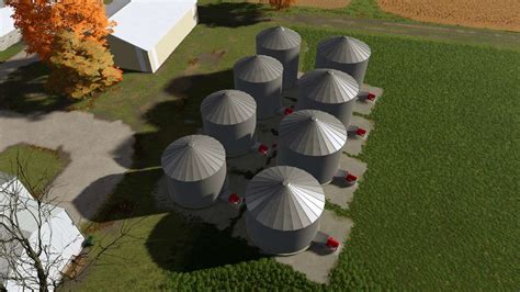 24 - 27 Grain Bins v1.0 FS22 Mod | Farming Simulator 22 Mod