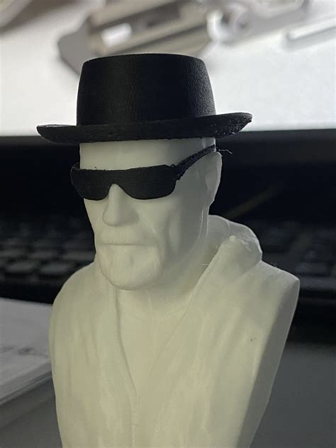 Sunglasses and Hat of Heisenberg by Crazy Creo | Download free STL model | Printables.com