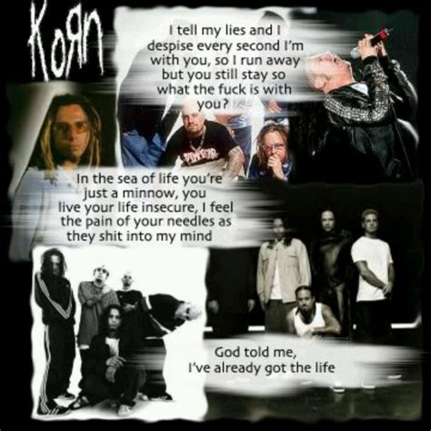 Korn lyrics | Korn lyrics, Korn, Song lyric quotes