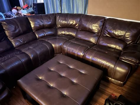 Leather Couch With Leather Coffee Table for Sale in Boca Raton, FL - OfferUp