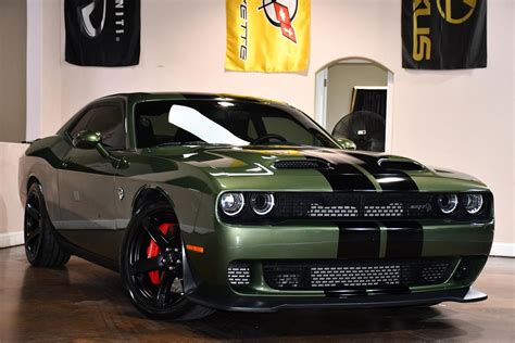 2020 Dodge Challenger Srt Hellcat 12381 Miles F8 Green Coupe Hemi 6.2l ...