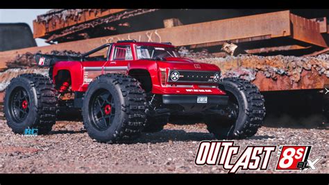 Arrma 1/5 Outcast 8S BLX 4WD Brushless Stunt Truck - RC Driver