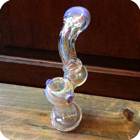 Color-Tipped Spiral Bubbler - Sunflower Pipes Brooklyn’s Best Smoke Shop