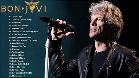 Bon Jovi Greatest Hits Full Album - Bon Jovi Best Songs Nonstop ...