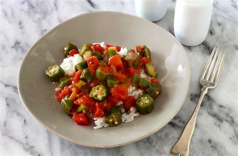 Southern-Style Okra With Tomatoes Recipe