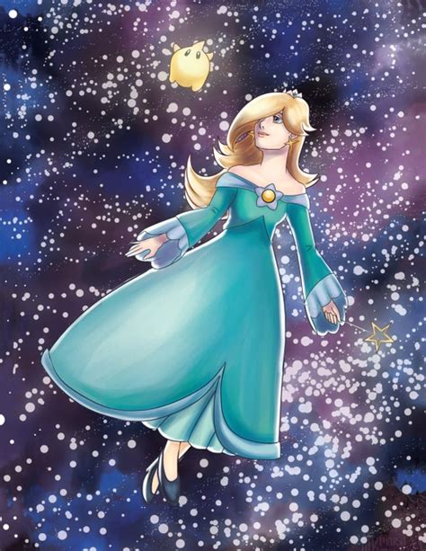 Items similar to Super Mario Galaxy Rosalina Art Print on Etsy