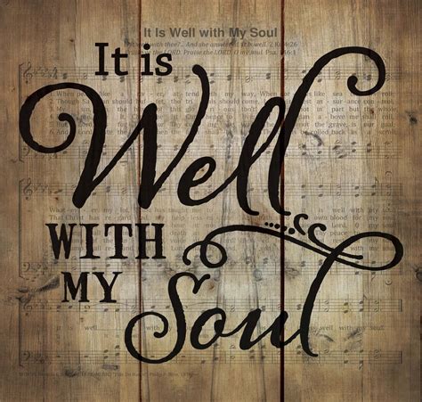 Hymn: It Is Well With My Soul – Men Of The West