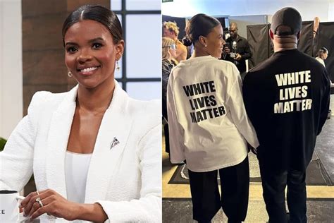 Who is Candace Owens, seen with Ye in White Lives Matter shirts? She wore the controversial top ...