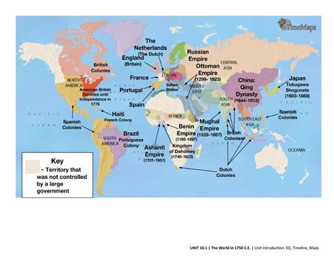 Unit 10.1 The World in 1750 Diagram | Quizlet