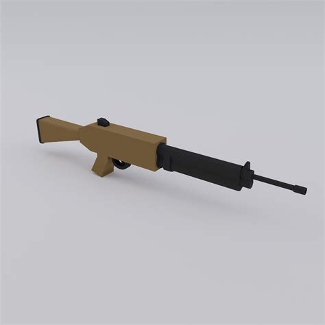 3D model Heckler Koch HK21 machine gun VR / AR / low-poly | CGTrader