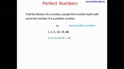 What are Perfect Numbers? - YouTube