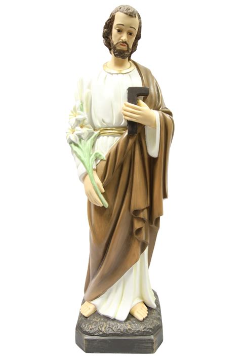 32 Inch Saint Joseph the Worker Catholic Religious Statue Figurine Vit ...