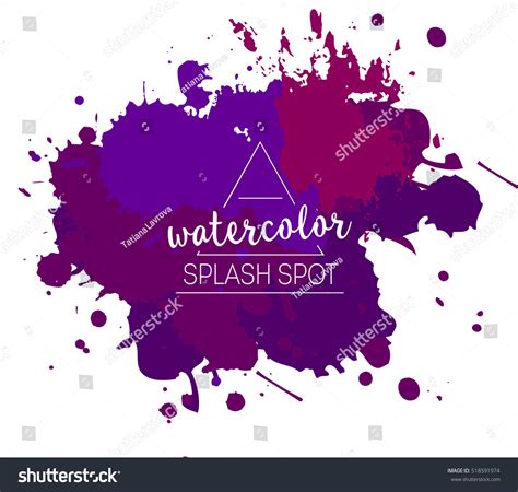 Vector Paint Splash Logo Stock Vector (Royalty Free) 518591974