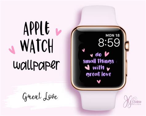 Apple Watch Wallpaper Great Love for Your Apple Watch Face | Etsy Australia | Apple watch ...