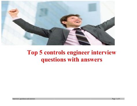 Top 5 controls engineer interview questions with answers