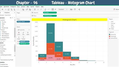 Tableau - Create Histogram Chart | Bins | Frequency Distribution - YouTube