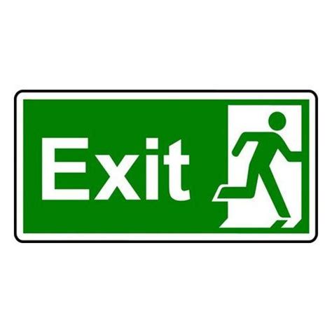 Green Exit Signs, Rs 1.5 /square inch Indrajit Art | ID: 19143766888