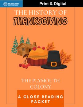 History of Thanksgiving - Plymouth Colony Differentiated Close Read