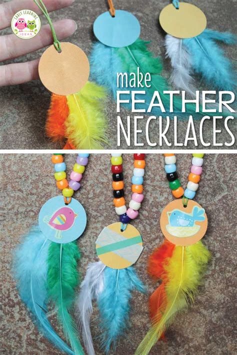 10 Fun Feather Crafts For Kids - DIY Thought