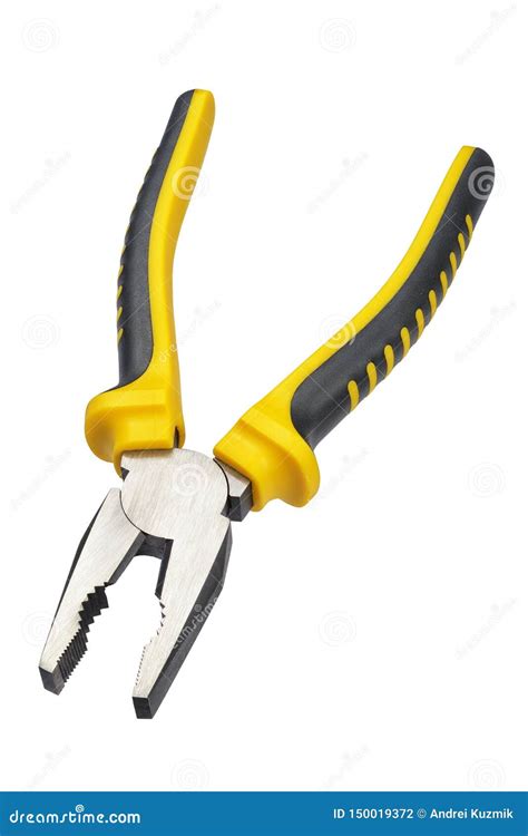 Lineman`s or Combination Pliers Isolated Stock Photo - Image of ...