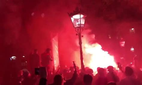 Ajax fans go ballistic in Amsterdam celebrates Champions League win ...