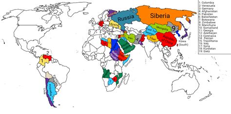 World map after world war 3 : r/imaginarymaps