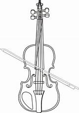 Fiddle Coloring Page Pages sketch template