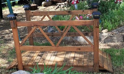 DIY Wood Garden Bridge | Hometalk