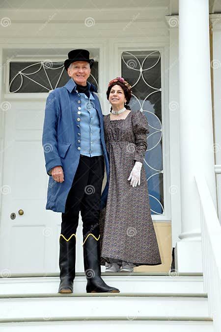 NYC: Re-enactors As Alexander Hamilton and Wife Editorial Stock Image - Image of wife, home ...