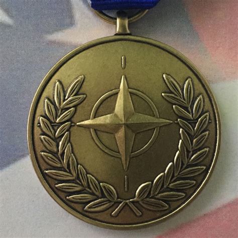 NATO ARTICLE 5 AFGHANISTAN MEDAL | ISAF | GENUINE | U.S. MADE | UNITED ...