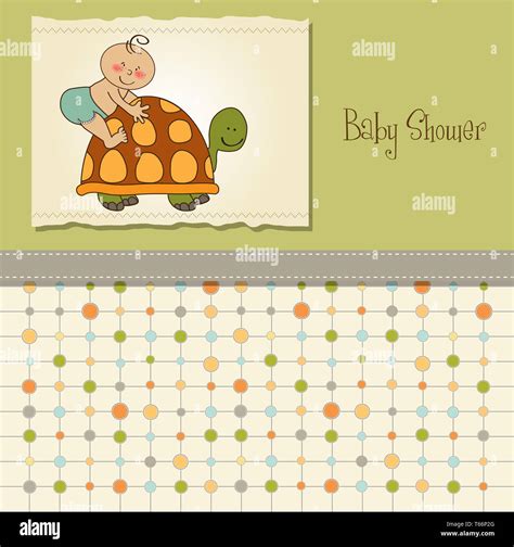 funny baby boy announcement card Stock Photo - Alamy