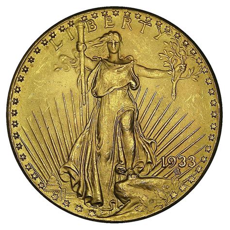 1933 Double Eagle Gold coin Photograph by Thomas Pollart